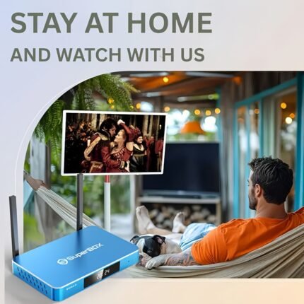 2025 Superbox Tv Streaming Device, Fully Loaded With Unlimited Channels Usa, Android Tv Box With Voice Control & Parental Control, 1080p Full Hd, Wireless Connectivity, Usb-powered, Convert To Smart Tv, Home Theater System, Easy Setup For Family-friendly Entertainment Center, Compact Design, Sleek And Durable Construction.