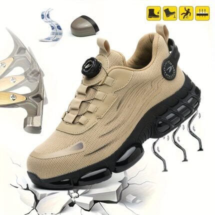 The Buttons Are Lightweight, Breathable, Anti-crush And Puncture-resistant To The Safety Shoes