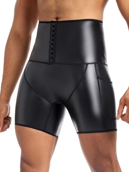 Men's Slimming Pants with Tummy Control, Butt Lifting and High Waist Design for Fitness