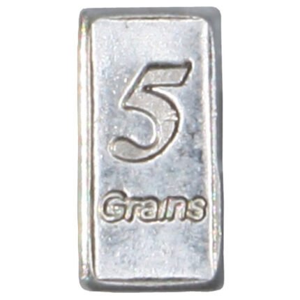GTE 10-Pack Solid Silver Bars – .999 Fine 5 Grain Bullion Each – Pure Collectible Investment Mini Bars (2024 USA Minted)