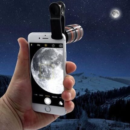 1 New Multi-purpose High-definition 8x Optical Zoom Clip On Smartphone Telephoto Lens - Comfortable to Touch, Portable And Easy to Install, with Enhanced Night Photography Effects, Perfect for Stargazing And Outdoor Exploration