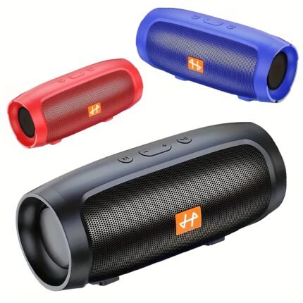 Portable Wireless Speaker, Stunning Sound - Multiple Colors Available, Rechargeable Lithium Battery, USB Charging, Stereo Enhancement, Suitable for Smartphones/Tablets, Outdoor Entertainment | Clear Audio Quality | Durable and Sturdy Outdoor Sound System, Smartphone Audio Accessory, Sturdy Grill Protection