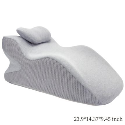 Ergonomic Wedge Pillow - Soft, Supportive Lumbar Spine Pillow with Back Massage Function And Washable Pillowcase, Suitable for Sleep And Reading, Versatile Fabric for All Seasons, Neck And Back Support