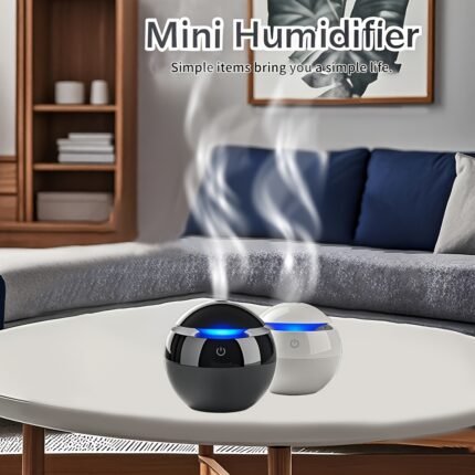 1pc UDB Black Diffuser Humidifier with Colorful Lights for Bedroom Room