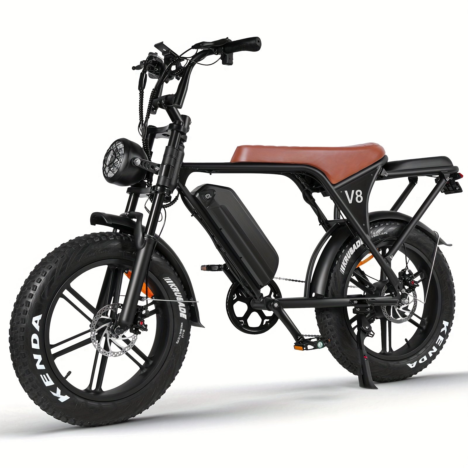 e66bae26-8f44-41b3-a98f-ff541b89c093.jpg Electric Bike, OUXI V8 Electric Mountain Bike, Mini V8, Removable Battery, 500W, 19mph, High Speed Wide Tires, Shimano 7 Speed Gears, All Terrain Electric Bike For Adults, Ebike, Electric Bike For Adults, Ebike, Best Gift For Boyfriend Or Girlfriend - Image 1