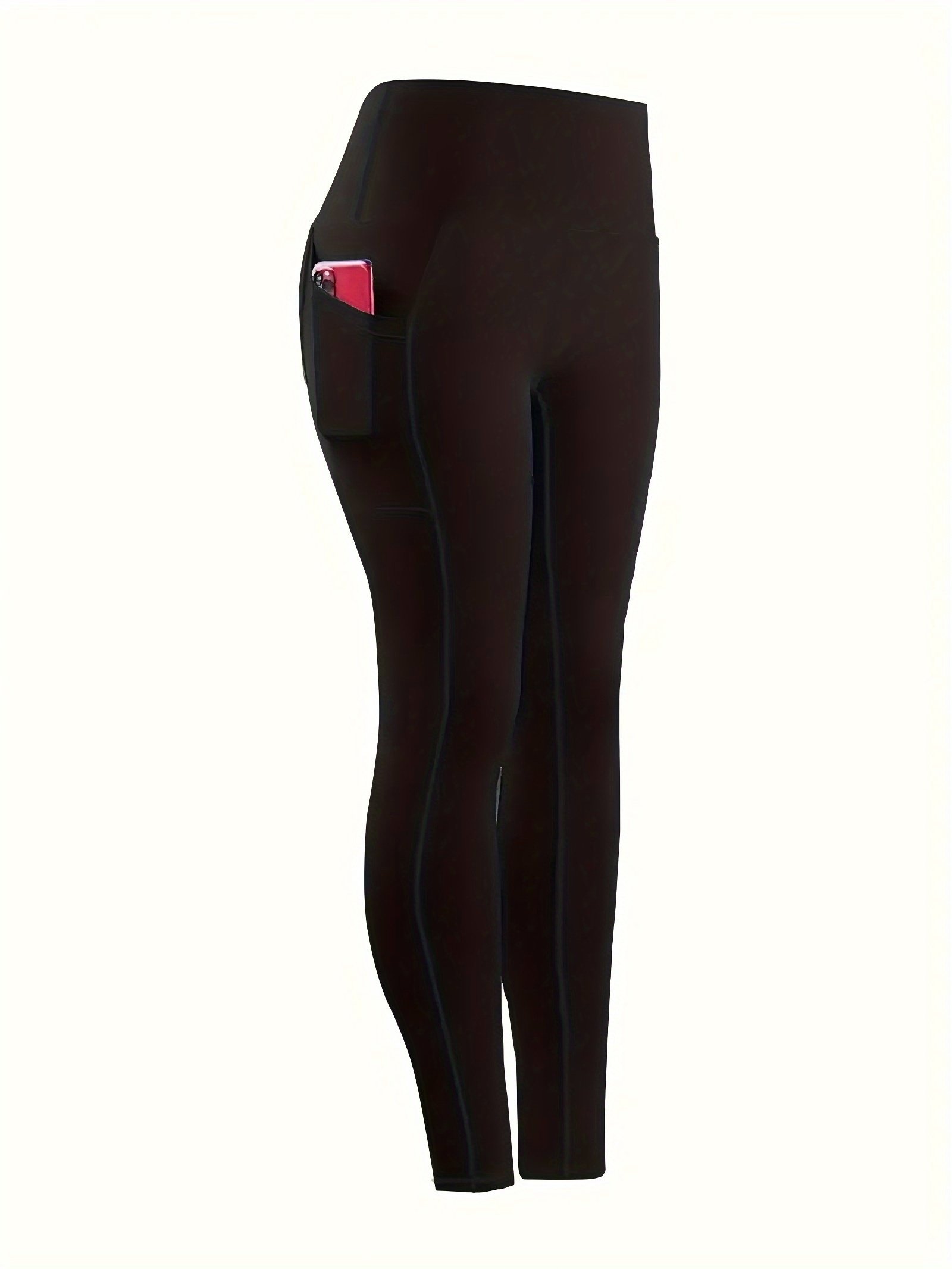 e795e714-c0ae-4c2c-a634-a70aeb217294.jpg 1pc Thickened High-Waisted Yoga Pants with Belt Loops, Fitness Running Tight Leggings for Women - Image 1