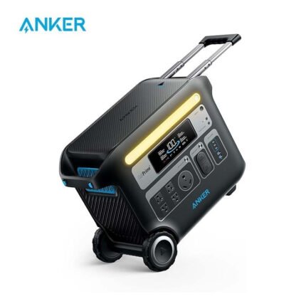 Refurbished-Anker PowerHouse 767 Portable Power Station, 2400W Solar Generator with 6× Longer Lifespan LiFePO4 Batteries, GaNPrime PowerHouse 2048Wh Generator for Home, Outdoor Camping, RV (Solar Panel Optional)