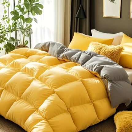 Cosybay 4pcs Large Pillow Covers (Throw Size:1pc Comforter), 4pcs Luxury Sheet Set with 14" Deep Pocket, Halloween Comforter Set, Comforter Queen Size, 7pcs Bed In A Bag High Quality Hotel Comforter Sets Queen, Halloween Bed Decor, Christmas Blanket