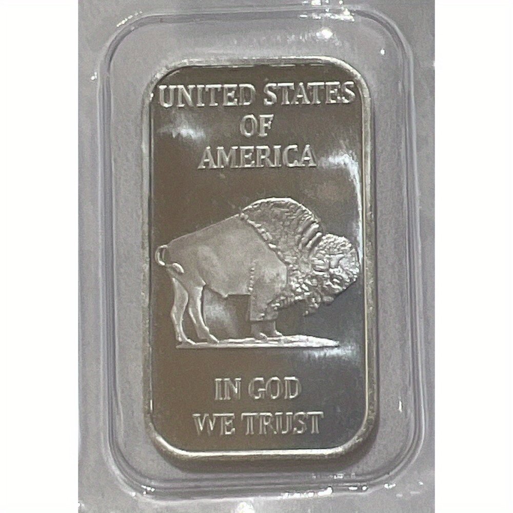 f5163686a366434dbbe3d204cf037396-goods.jpeg 5pcs 1oz Towne Buffalo 999 Fine Bar - New Design Sealed - In Stock, Workplace Tools, Small Business Supplies, Modern Packaging, Sleek Finish, Durable Construction, Silvery Material, Multipurpose Tool, Compact Size, Corporate Offices, Administrative Staff - Image 1