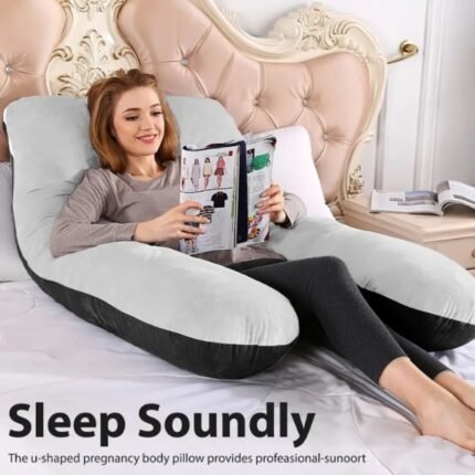 2025 New U-shaped Pillow Sleep Pillow Companion Pillow Full Body Pillow, Maternity Pillow, Multi Functional Soft And Comfortable for Back, Leg, And Tummy Support, Christmas, Halloween, Thanksgiving Day Gift for Expectant Mothers