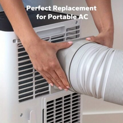 Portable Air Conditioner Exhaust Hose, 5.9" Flexible AC Exhaust Hose., Length To 85", Portable Air Conditioner Vent Hose Compatible With Delonghi & LG Air Conditioner Parts